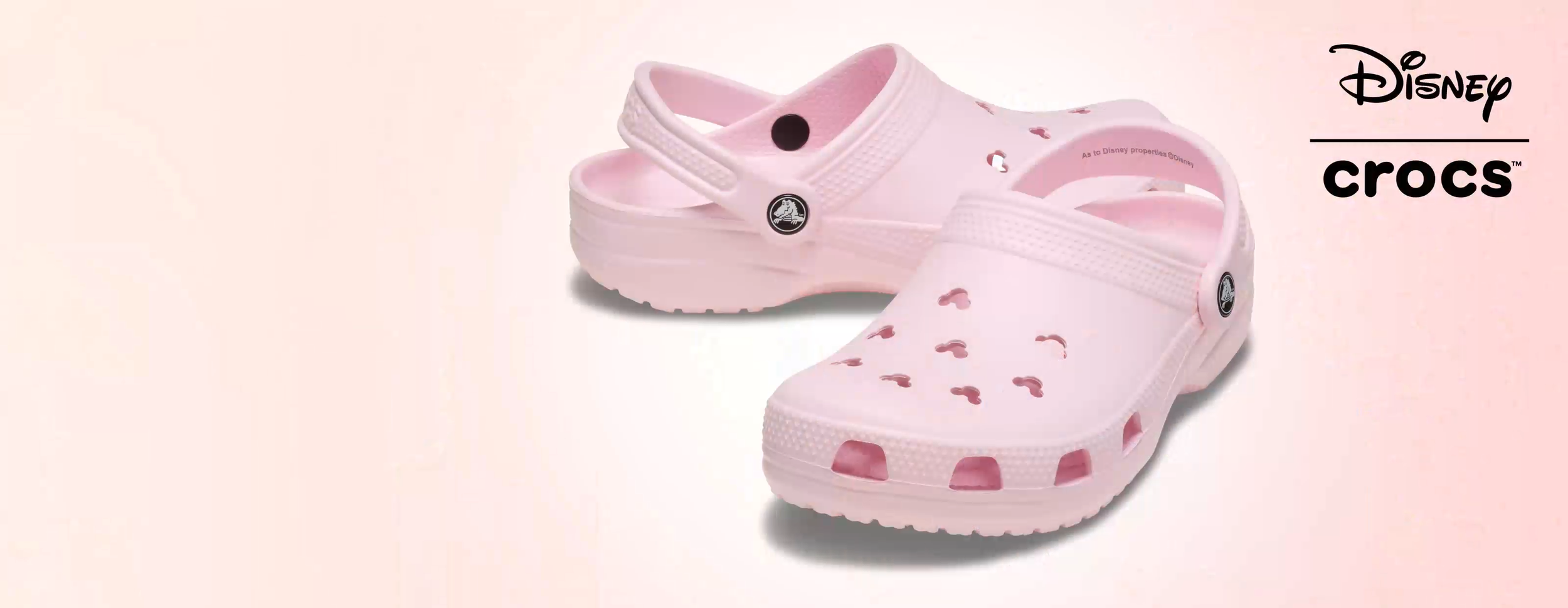 New Mickey Mouse Icon Pink Crocs on Disney Store — EXTRA